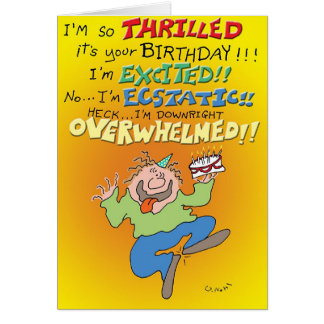 Hilarious Birthday Cards | Zazzle