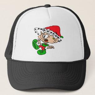 Overwhelmed Elf Trucker Hat