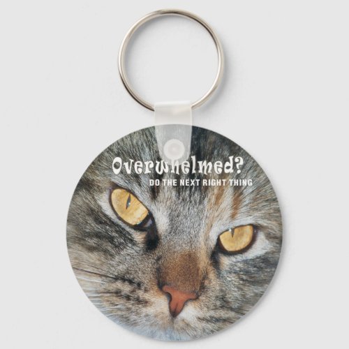 overwhelmed Nellie Keychain