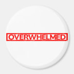 Overwhelmed Stamp Magnet