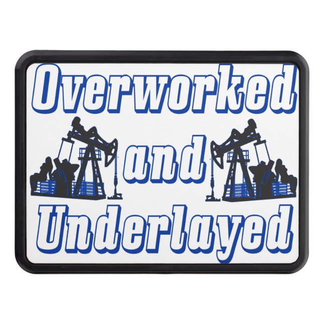 Overworked and Underlayed Hitch Cover (Front)