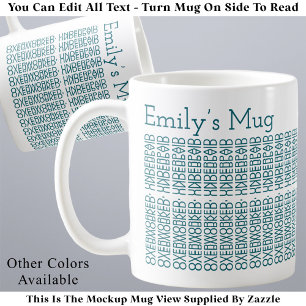 Overworked. Underpaid. Office Work Hidden Message Coffee Mug