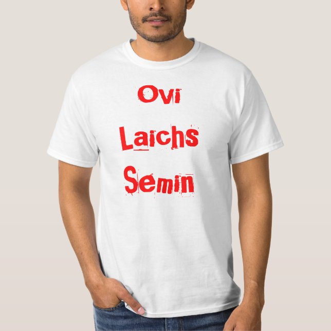 Ovi Laichs Semin T-Shirt (Front)