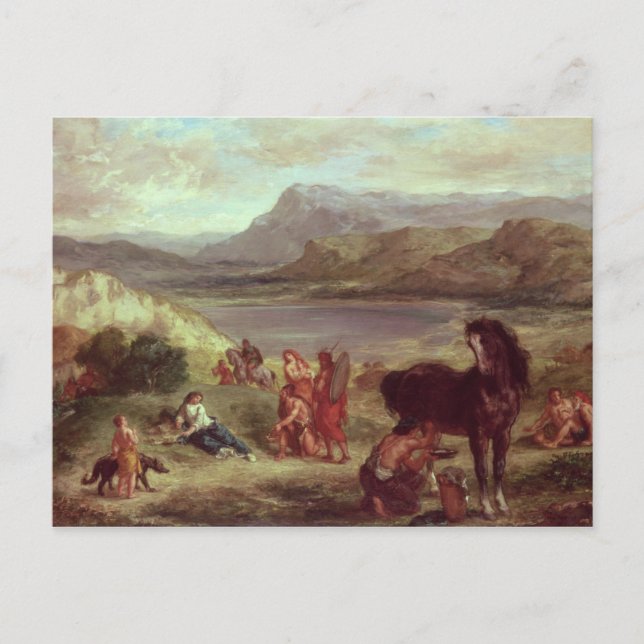 Ovid among the Scythians, 1859 Postcard (Front)
