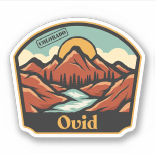 Ovid, Colorado Sticker