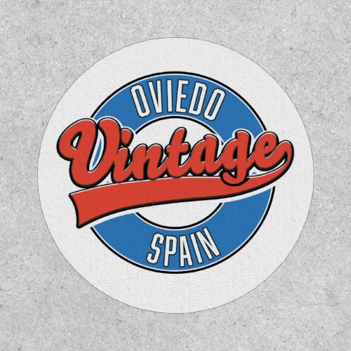 Oviedo spain vintage style logo patch