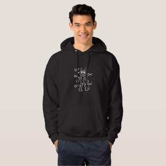 Ow Ow Ow Stick Character Figure Humor Chronic Pain Hoodie