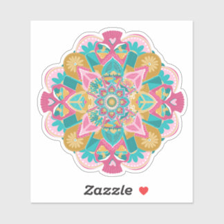 OW Pink Mandala  Sticker