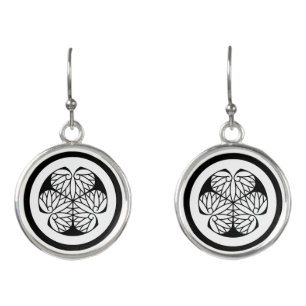 Owari hollyhock(13) earrings