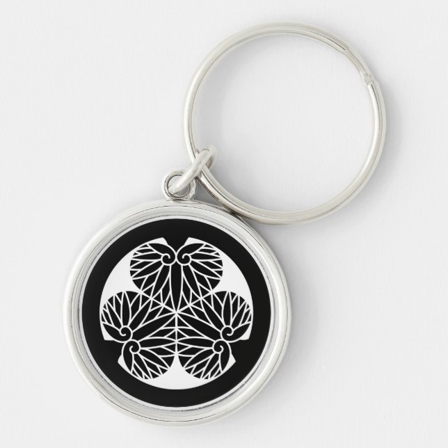 Owari hollyhock(Shiori17) Keychain (Front)