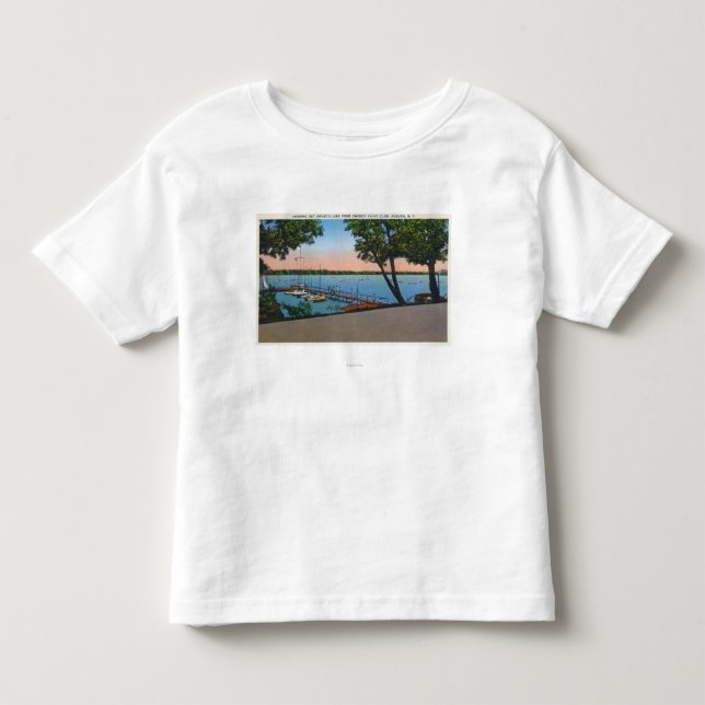 Owasco Yacht Club View of Owasco Lake Toddler T-shirt (Front)