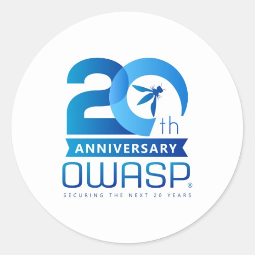 OWASP 20th Anniversary Sticker sheet