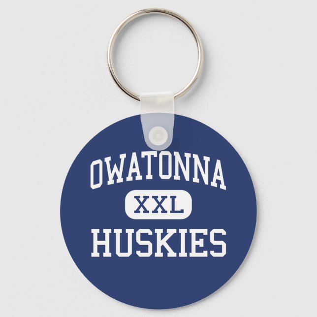 Owatonna - Huskies - High - Owatonna Minnesota Keychain (Front)