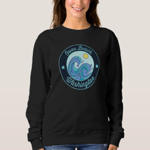 Owen Beach Wa Washington Souvenir Nautical Surfer  Sweatshirt