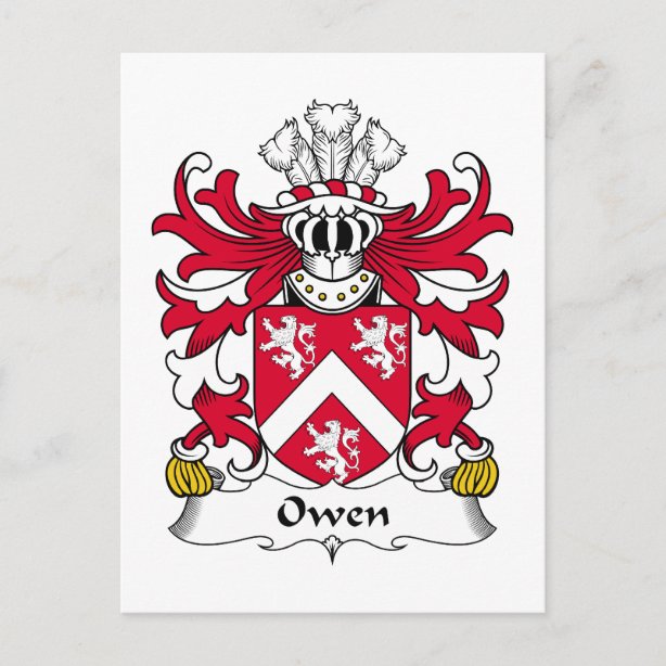 Owens Family Crest Postcards No Minimum Quantity Zazzle