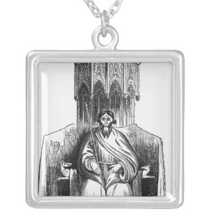 Owen Glendower from his seal Silver Plated Necklace