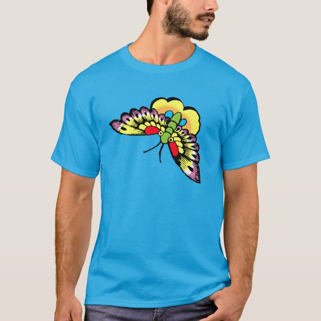 Owen Jones Antique Oriental Butterflies T-Shirt (Front)
