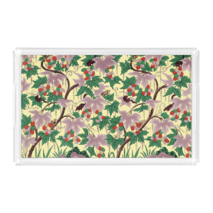 Owen Jones Chinoiserie Botanical Mouse Pattern Acrylic Tray