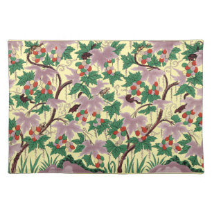 Owen Jones Chinoiserie Botanical Mouse Pattern Cloth Placemat