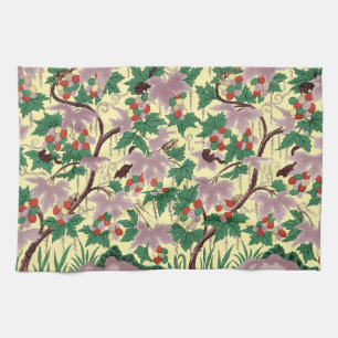 Owen Jones Chinoiserie Botanical Mouse Pattern Kitchen Towel