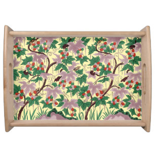 Owen Jones Chinoiserie Botanical Mouse Pattern Serving Tray