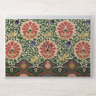 Owen Jones Chinoiserie Red Lotus Floral Art Design HP Laptop Skin