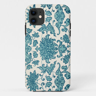 Owen Jones Ex.'s of Chinese Ornament, Blue-Green iPhone 11 Case