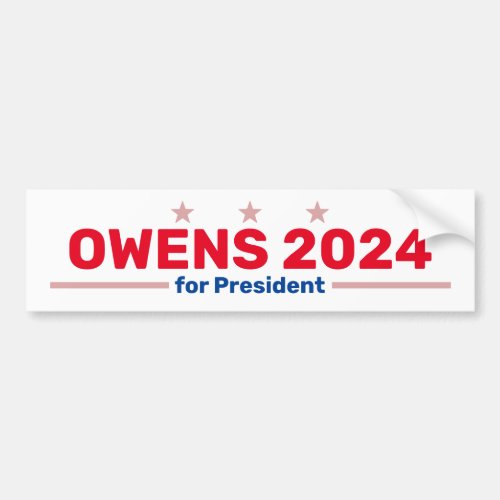 Owens 2024 bumper sticker