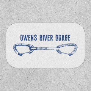 Owens River Gorge Rock Climbing Quickdraw Patch
