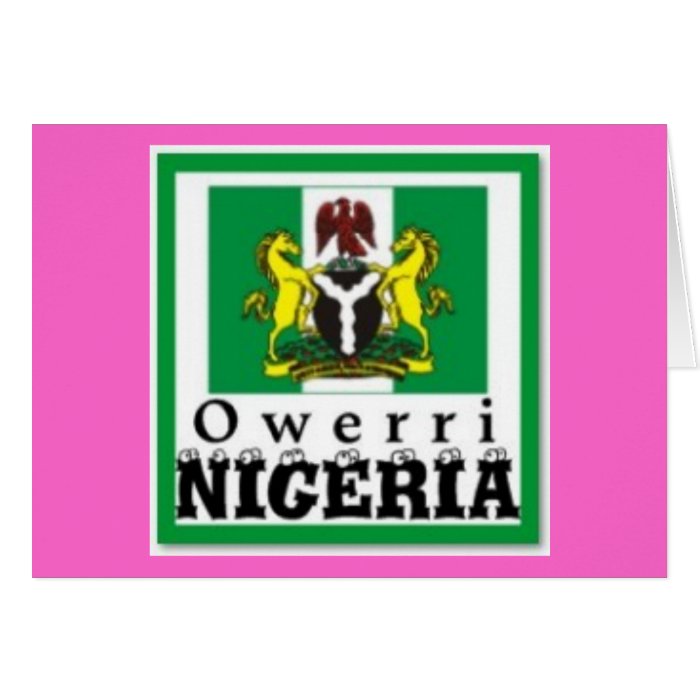 "OWERRI",IMO STATE, NIGERIA(T Shirt And etc) Card