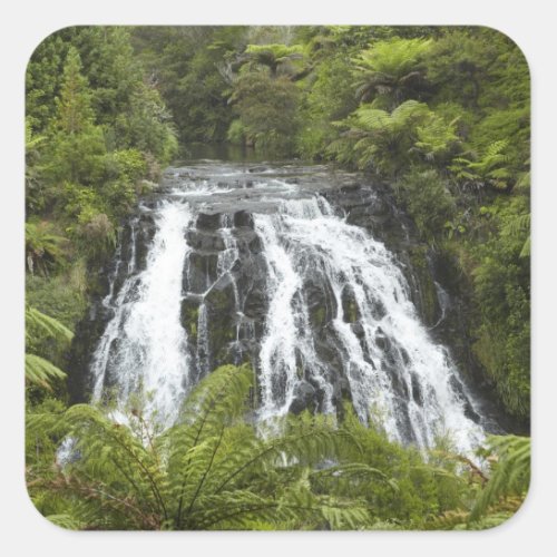 Owharoa Falls Karangahake Gorge near Paeroa Square Sticker