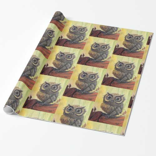 Owl 30in x 6ft Wrapping Paper Glossy Wrapping Wrapping Paper