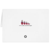 Owl 3 ~ Owl Sitting On Tree Branch Cards (Back Horizontal)
