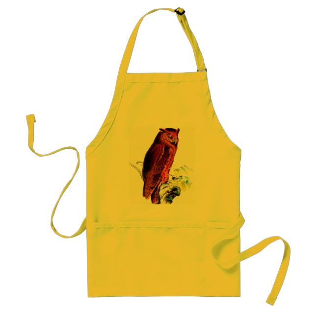 Owl Adult Apron (Front)
