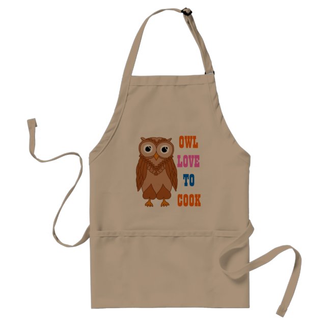 Owl Adult Apron (Front)