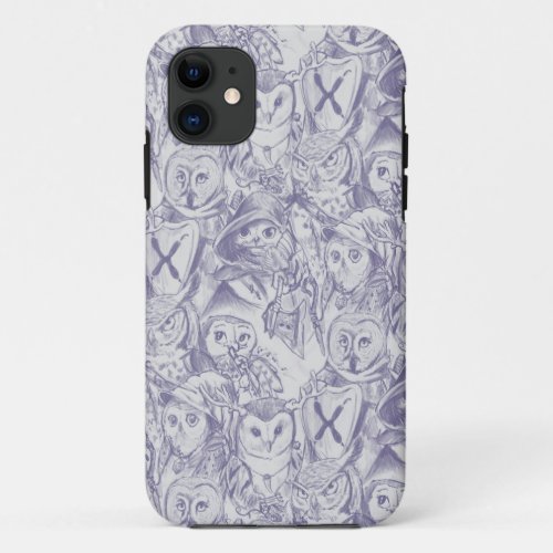 Owl Adventurer RPG Druid Barbarian Paladin iPhone 11 Case