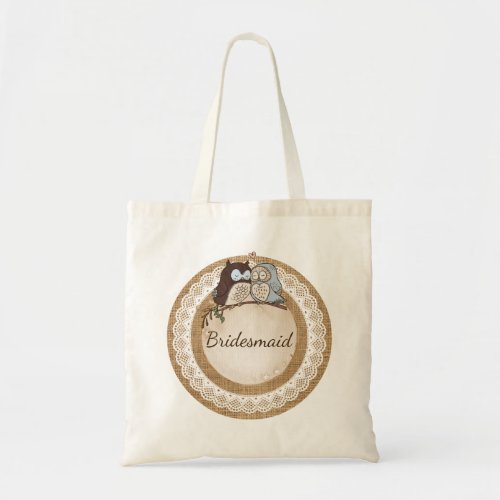 Owl Always Love You Casual Wedding Attendant Gift Tote Bag
