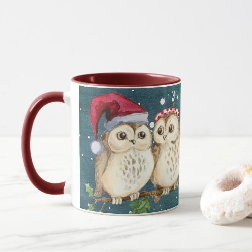 Owl Always Love You  Cute Winter Christmas Gift Mug