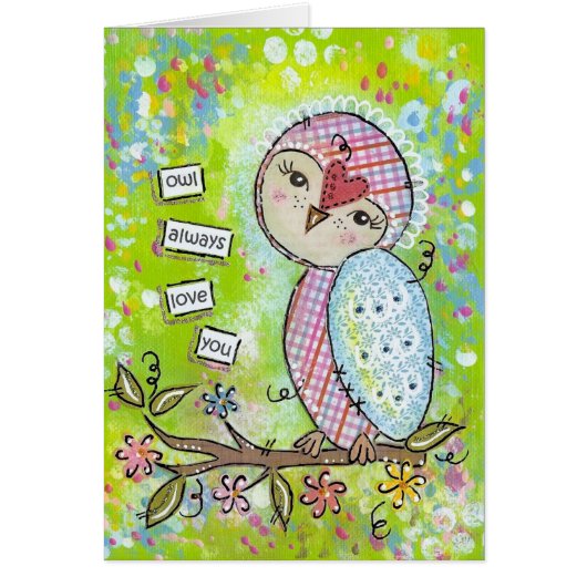 owl always love you-green cards (Front)