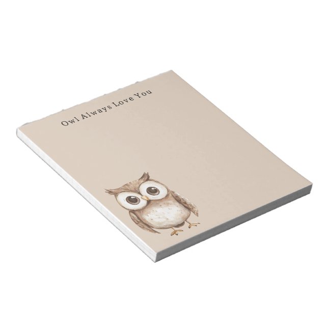 Owl Always Love You Notepad (Angled)