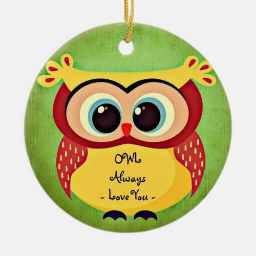 Owl Always Love You Ornament Round