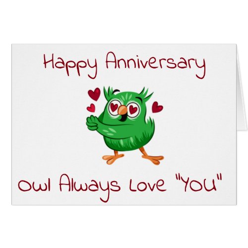 OWL ALWAYS LOVE YOU_OUR ANNIVERSARY