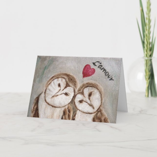 Owl always love you Valentine Card (Front)