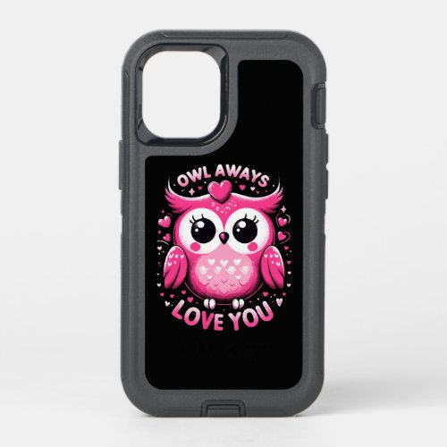 Owl Always Love You _ Valentines Day OtterBox Defender iPhone 12 Mini Case