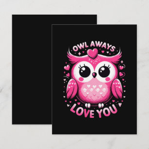 Owl Always Love You - Valentines Day RSVP Card