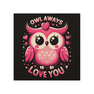 Owl Always Love You - Valentines Day Wood Wall Art