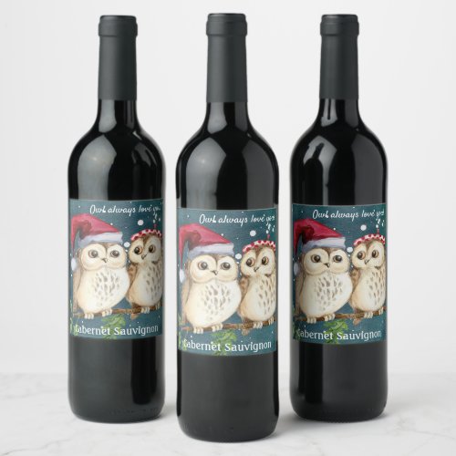 Owl Always Love You Wine Label