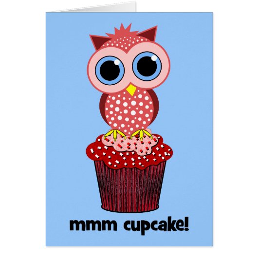 owl and cupcake cards (Front)
