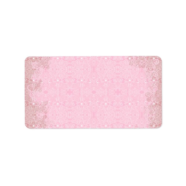 Owl and Firefly Lace Label (Front)