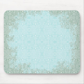 Owl and Firefly Lace Mouse Pad